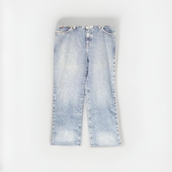 Tommy Hilfiger Boyfriend‎ Jeans Straight Leg Y2K 2002 Sz 10 NWT Women's Vtg - Picture 2 of 7